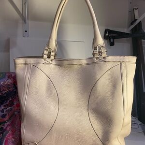 Cole Haan Elegant Beige Tote Bag